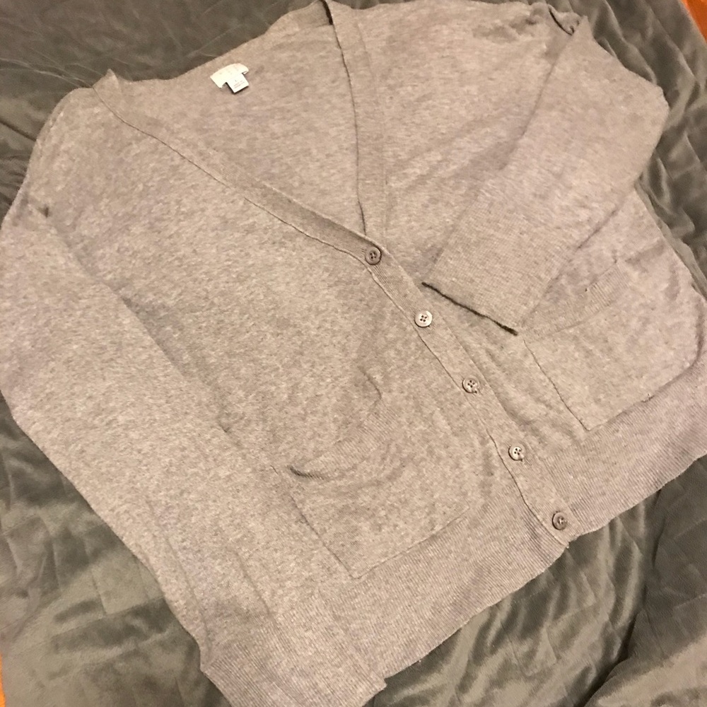 Gray Cardigan